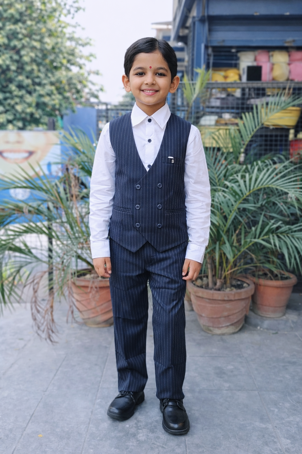 Whizzo Kids Black dress for Boys – Festive Wear with Soft Cotton Lining (Age 1 to 10 Years)