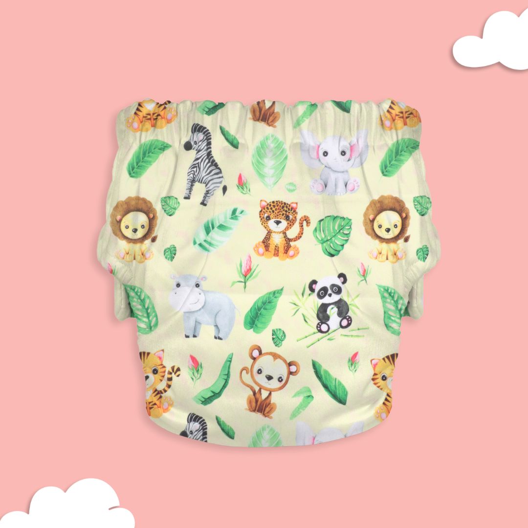 Ice Candy Newborn Cloth Diaper 2.0 with 1 cotton Insert (2 kg - 5 kg)