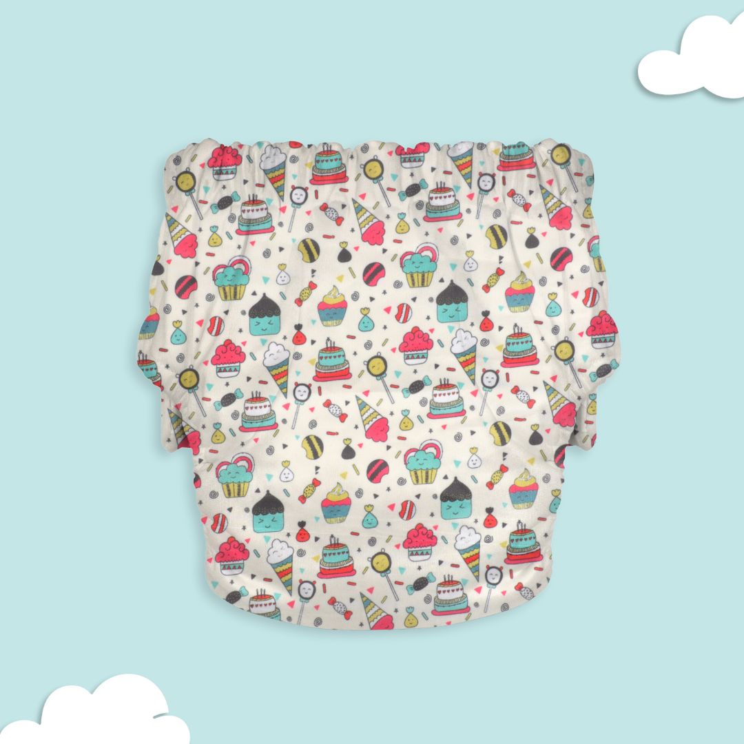Indigo - Newborn Cloth Diaper 2.0 with 1 cotton Insert (2 kg - 5 kg)
