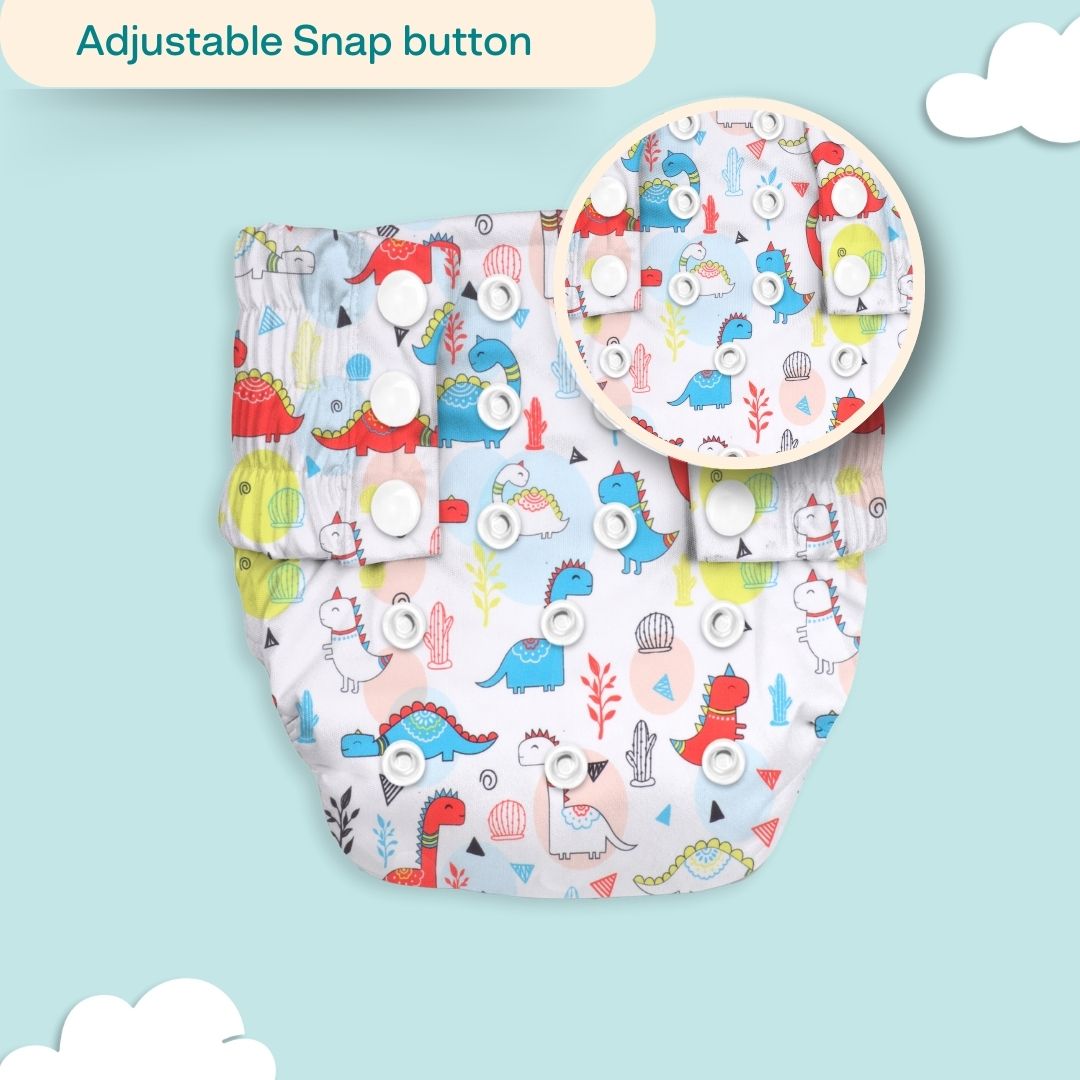 Indigo - Newborn Cloth Diaper 2.0 with 1 cotton Insert (2 kg - 5 kg)