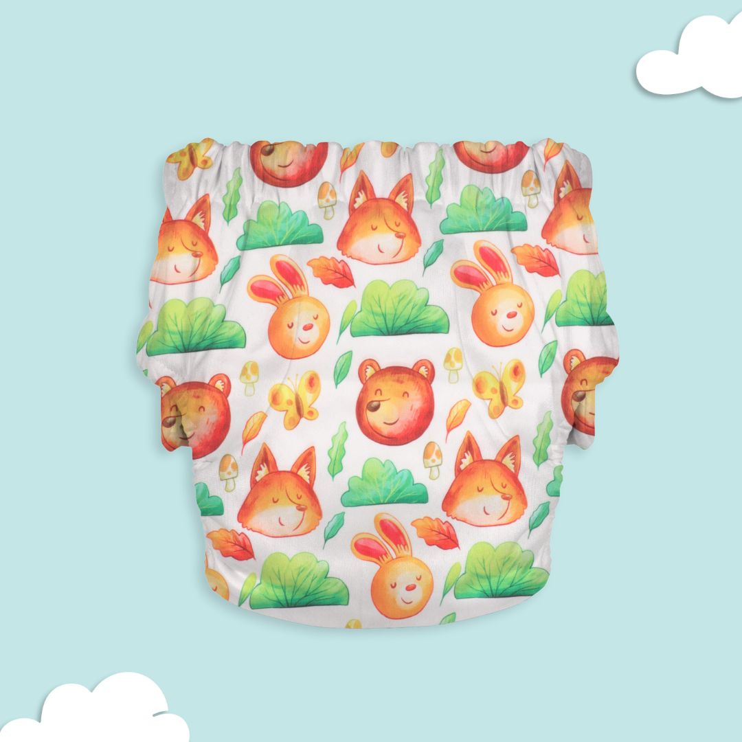 Ice Candy Newborn Cloth Diaper 2.0 with 1 cotton Insert (2 kg - 5 kg)