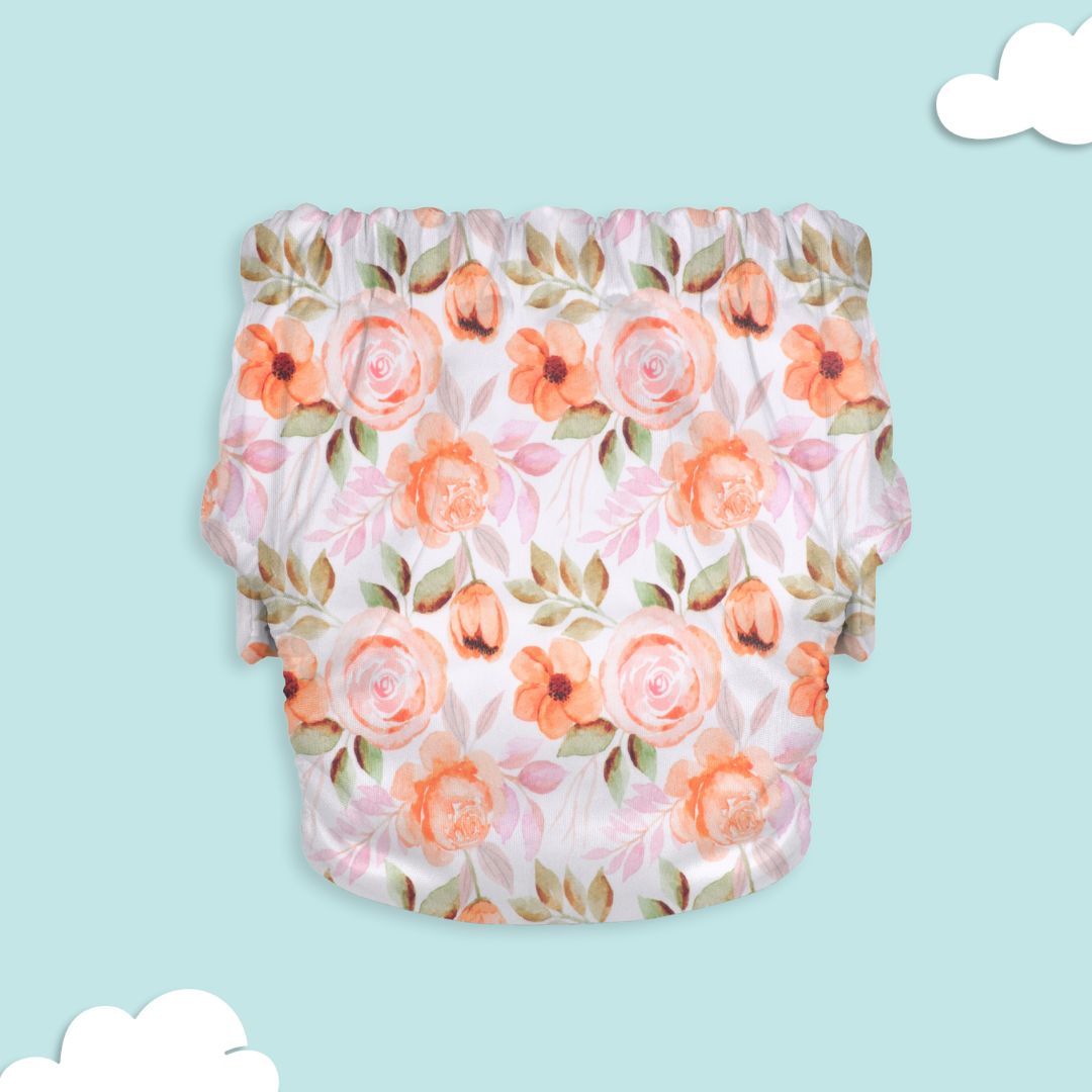 Indigo - Newborn Cloth Diaper 2.0 with 1 cotton Insert (2 kg - 5 kg)