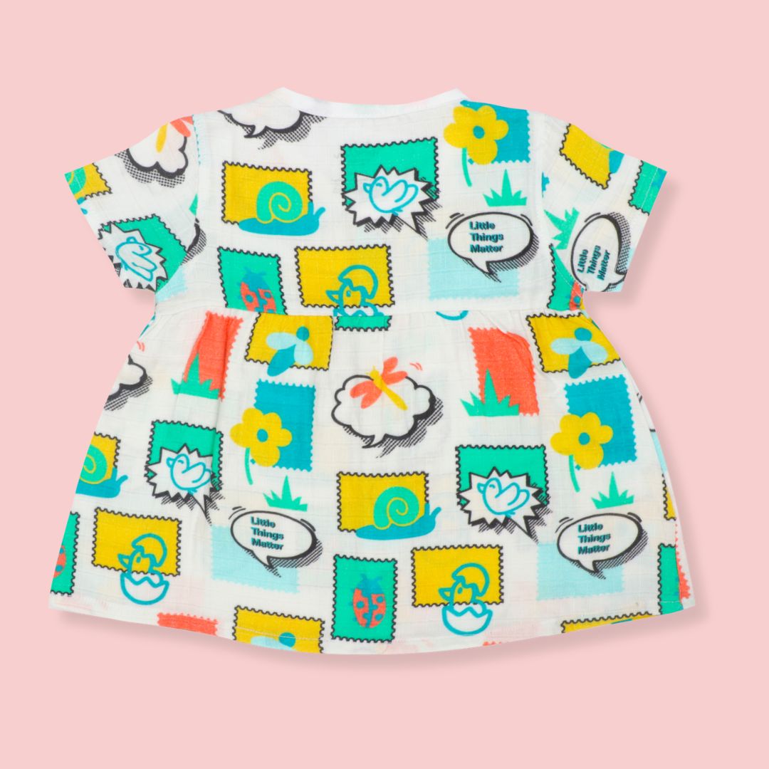 Box Of Love - Muslin Button Frock