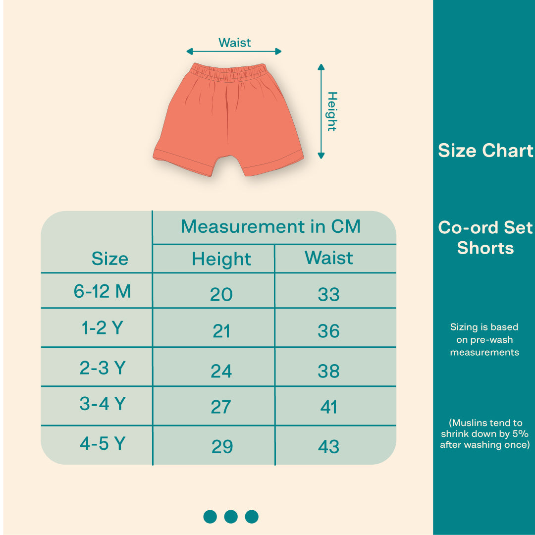 Citrus Splash - Mulmul Cotton Coord Set