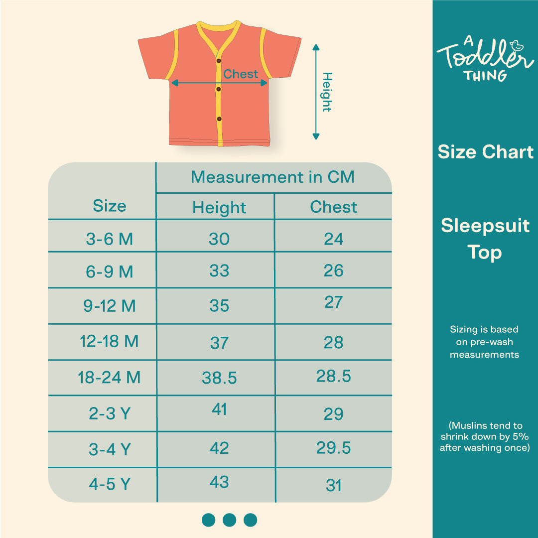 Ikatlings - Muslin Sleep Suit for babies and kids (Unisex)