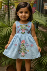 Sky Garden Embroidered Dress