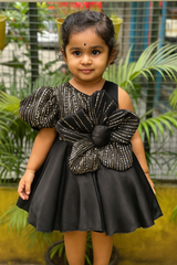 Midnight Bloom Party Dress