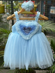 Blue Love Tulle Dress
