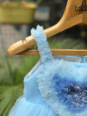 Blue Love Tulle Dress