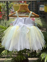 Rainbow Petal Tulle Dress