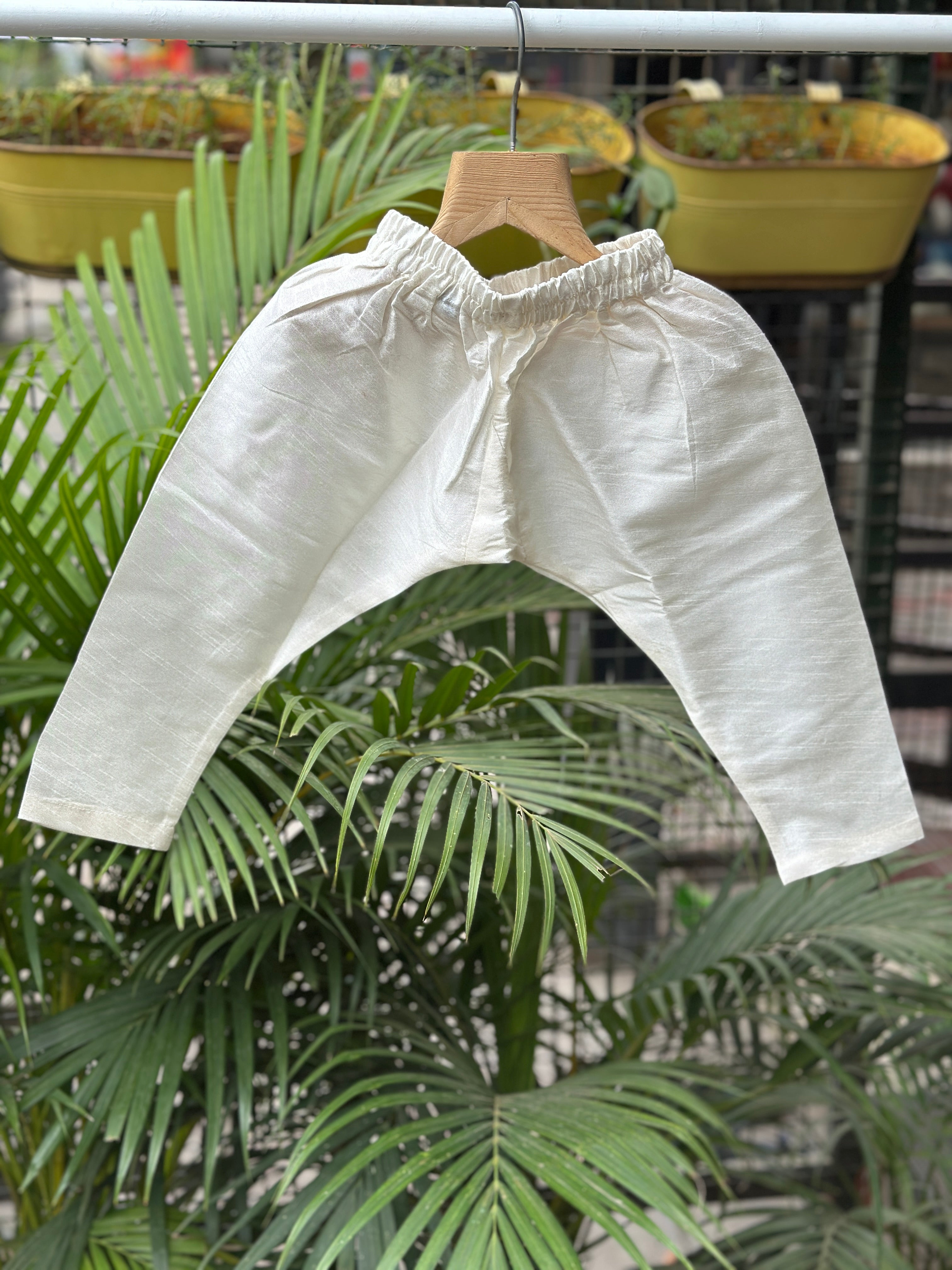 Regal Peacock Blue Baby Boys Kurta Set with Ivory Dhoti | Handwoven Festive Outfit for 6 Months – 2 Years