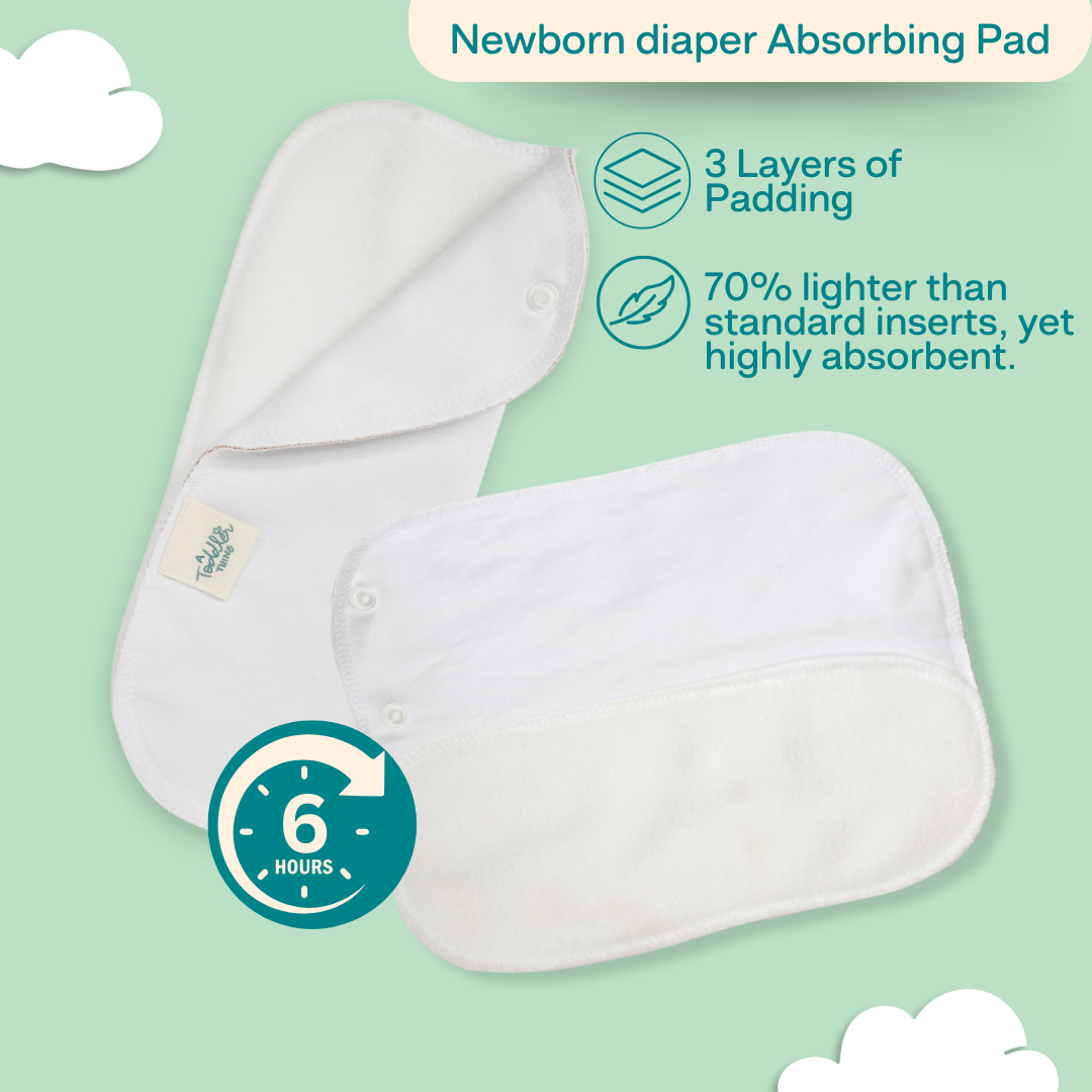 Ice Candy Newborn Cloth Diaper 2.0 with 1 cotton Insert (2 kg - 5 kg)