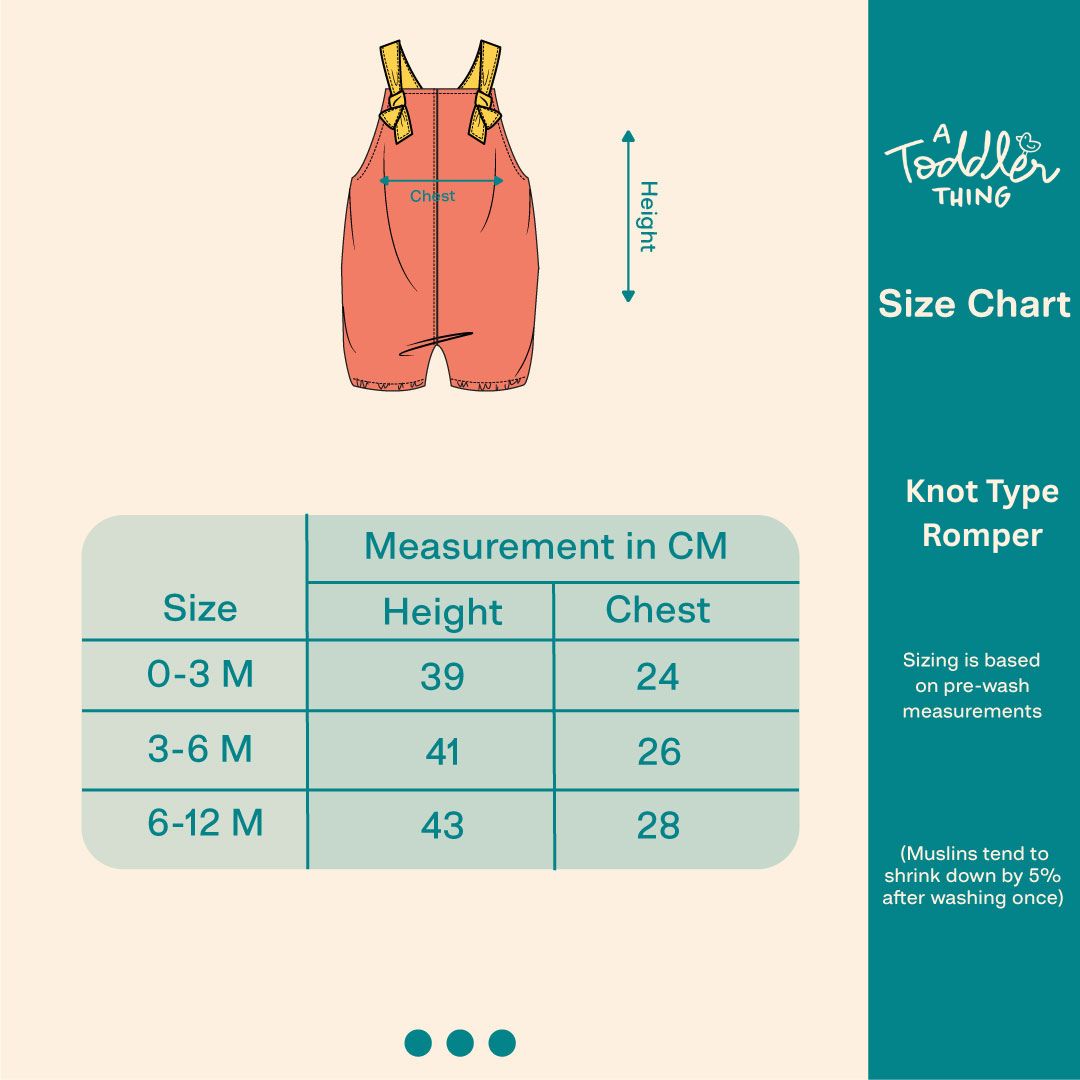Sun & Surf - Mulmul Cotton Knot Type Romper