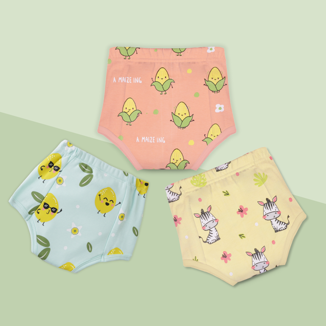 1-2 Years (Pack of 3)  - Ultra Undies - Baby Padded Underwear