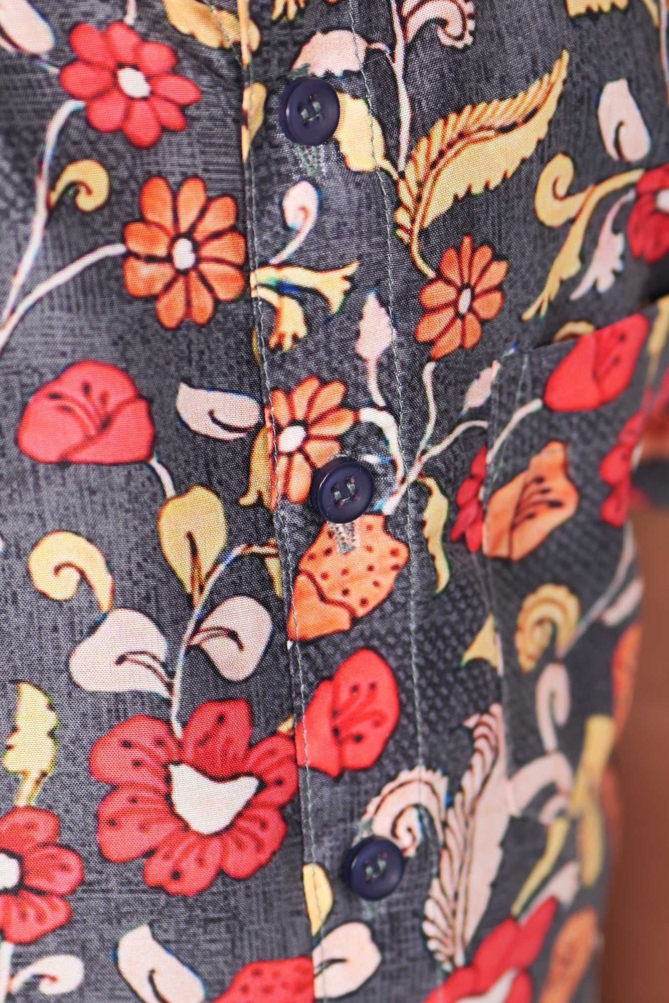 "Pure Mul Cotton Fabric Hand Block Printed Boys Shirt in Green - Fresh, Elegant & Artisan Crafted"