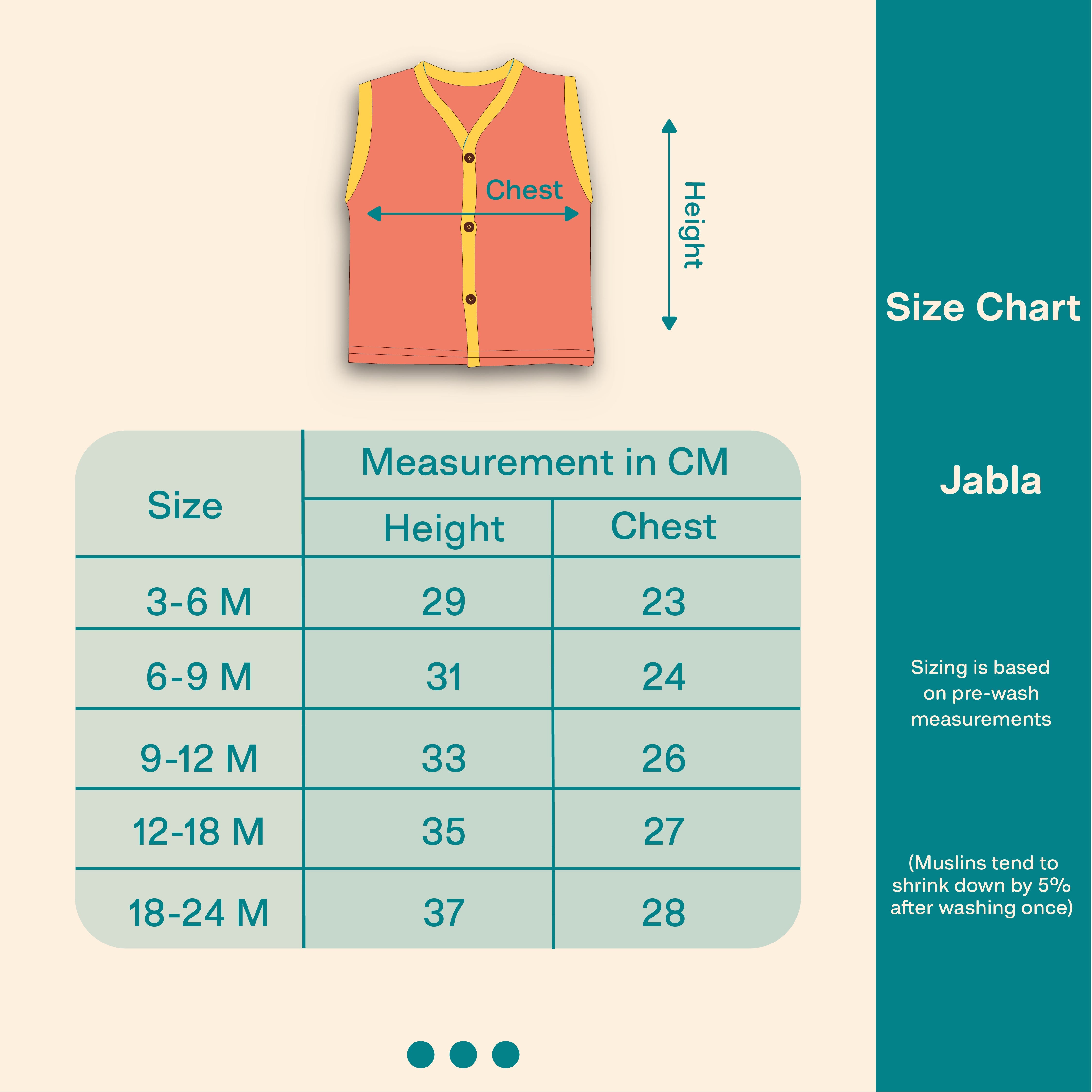 Harvest Ride - Muslin Jabla and Shorts for Babies and Toddlers