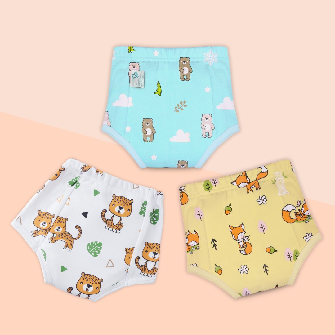 1-2 Years (Pack of 3)  - Ultra Undies - Baby Padded Underwear