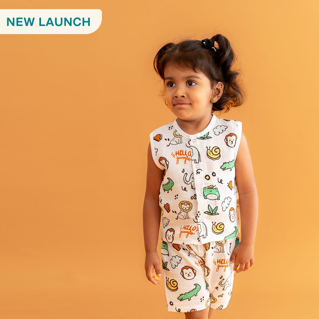 Toddler Tales- Muslin Jabla and Shorts for Babies and Toddlers