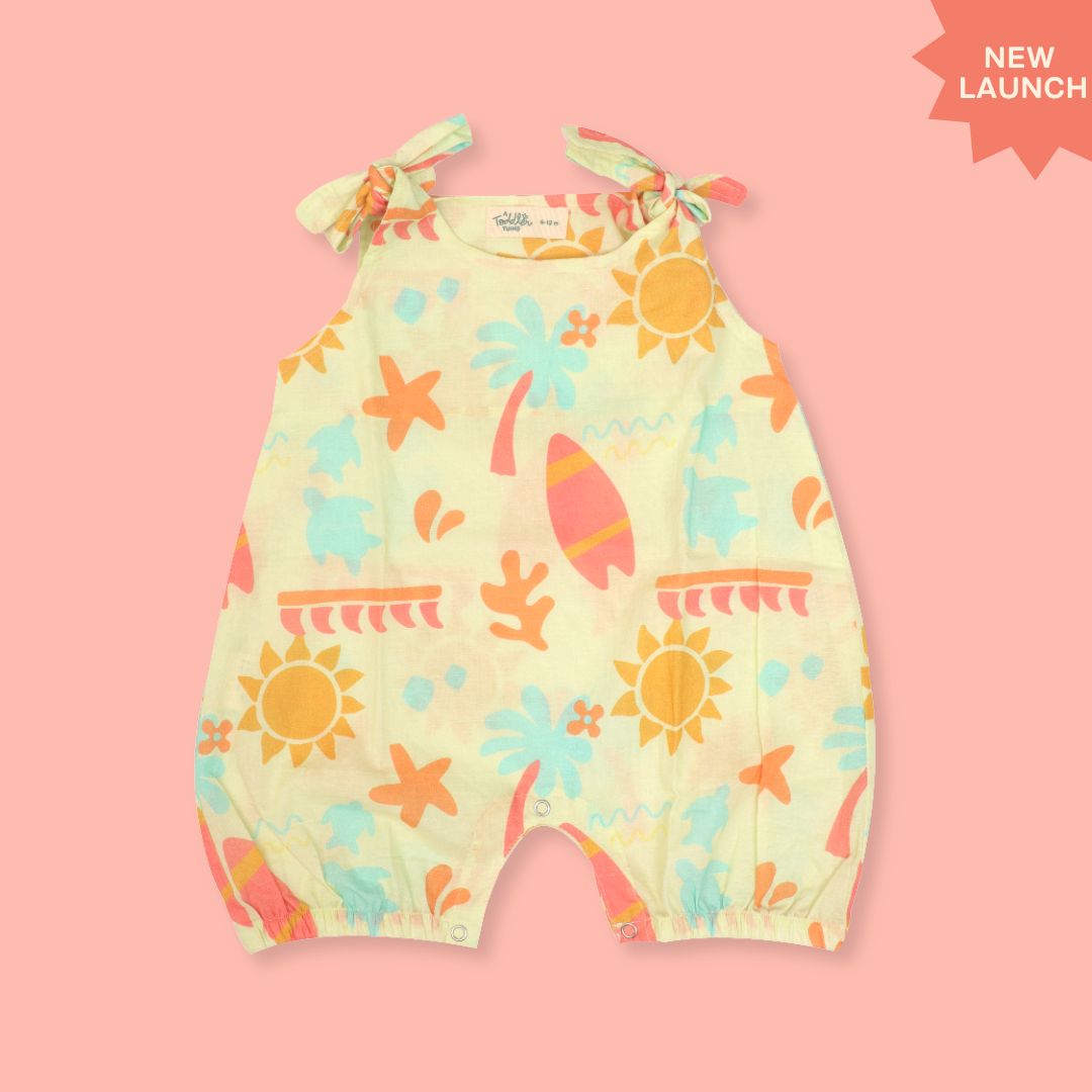 Urban Wild - Mulmul Cotton Knot Type Romper