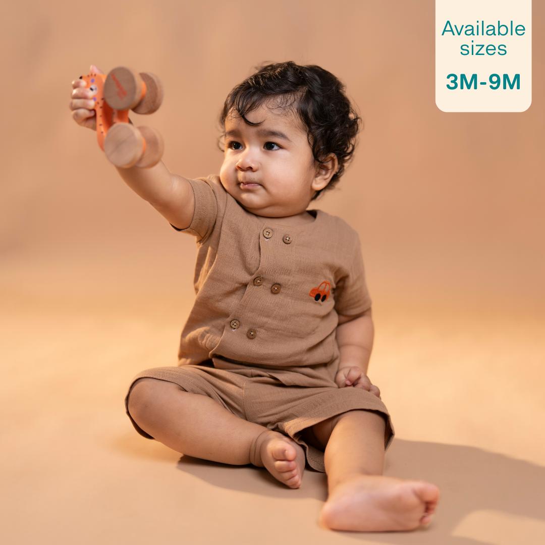 Cinnamon Wheels - Muslin Co-ord Set